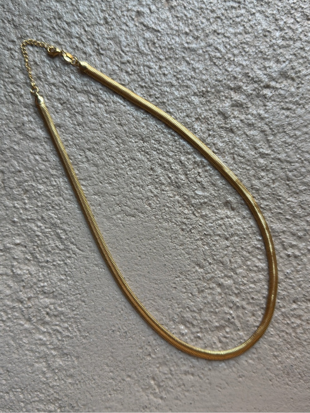 14k GF SNAKE CHAIN 18 inch with 2 inch extender